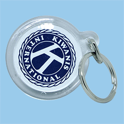 Schlüsselanhänger Acryl rund